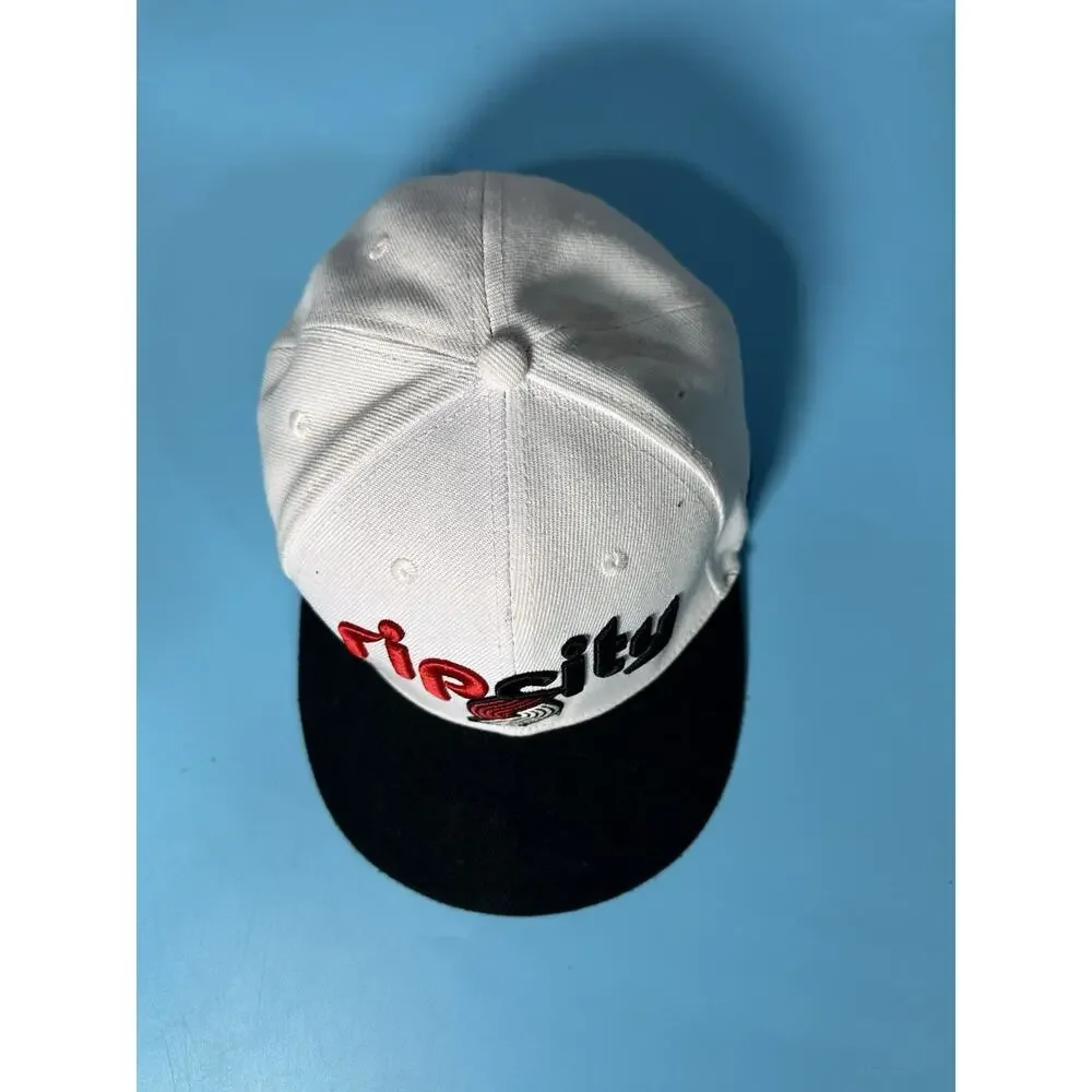 Rip City White & Black Hat Adjustable Size - Picture 2 of 7